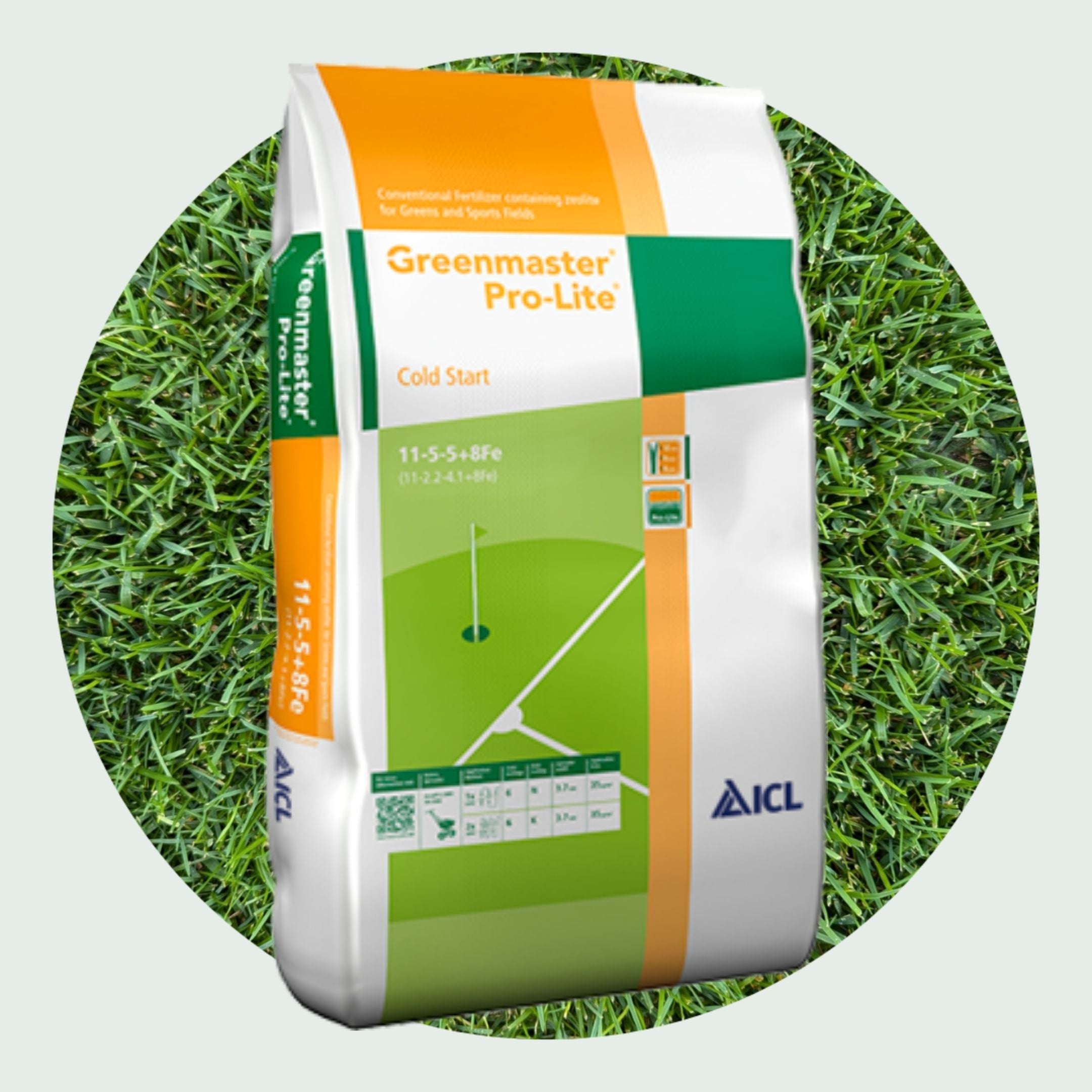 Frühjahrsdünger 25kg/800m² - ICL Greensmaster Pro Line Cold Start 11-5-5+FE