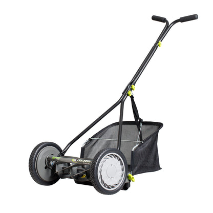 Earthwise Spindelmäher 16" 7 Messer mit Fangkorb