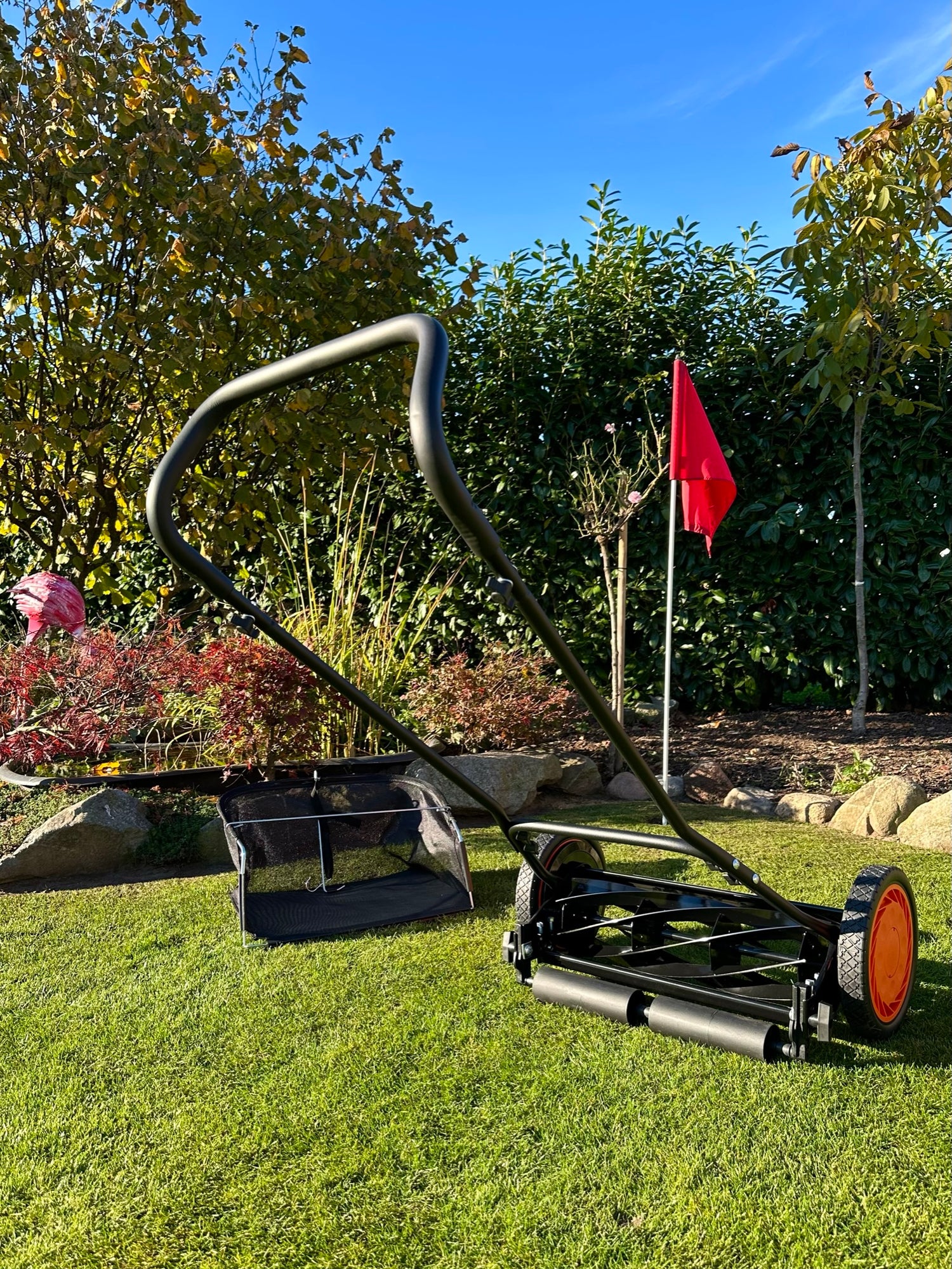 Earthwise Spindelmäher 18" 7 Messer mit Fangkorb