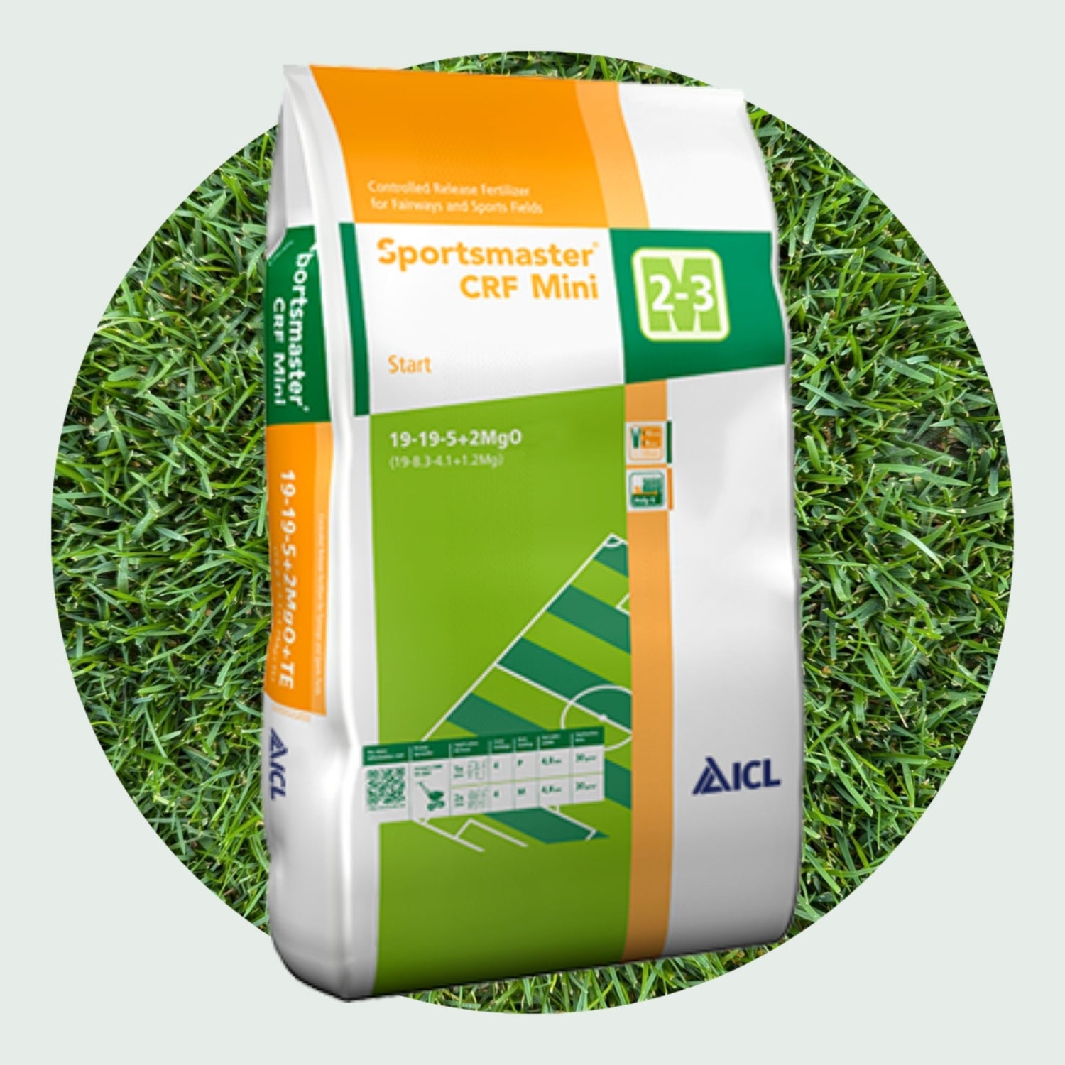 Starterdünger 25kg/1000m² - ICL Sportsmaster CRF Mini Start 19-19-5