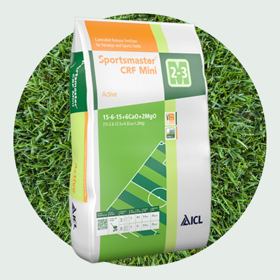 Ganzjahresdünger 25kg/1000m² - ICL Sportsmaster CRF Mini Active 15-6-15