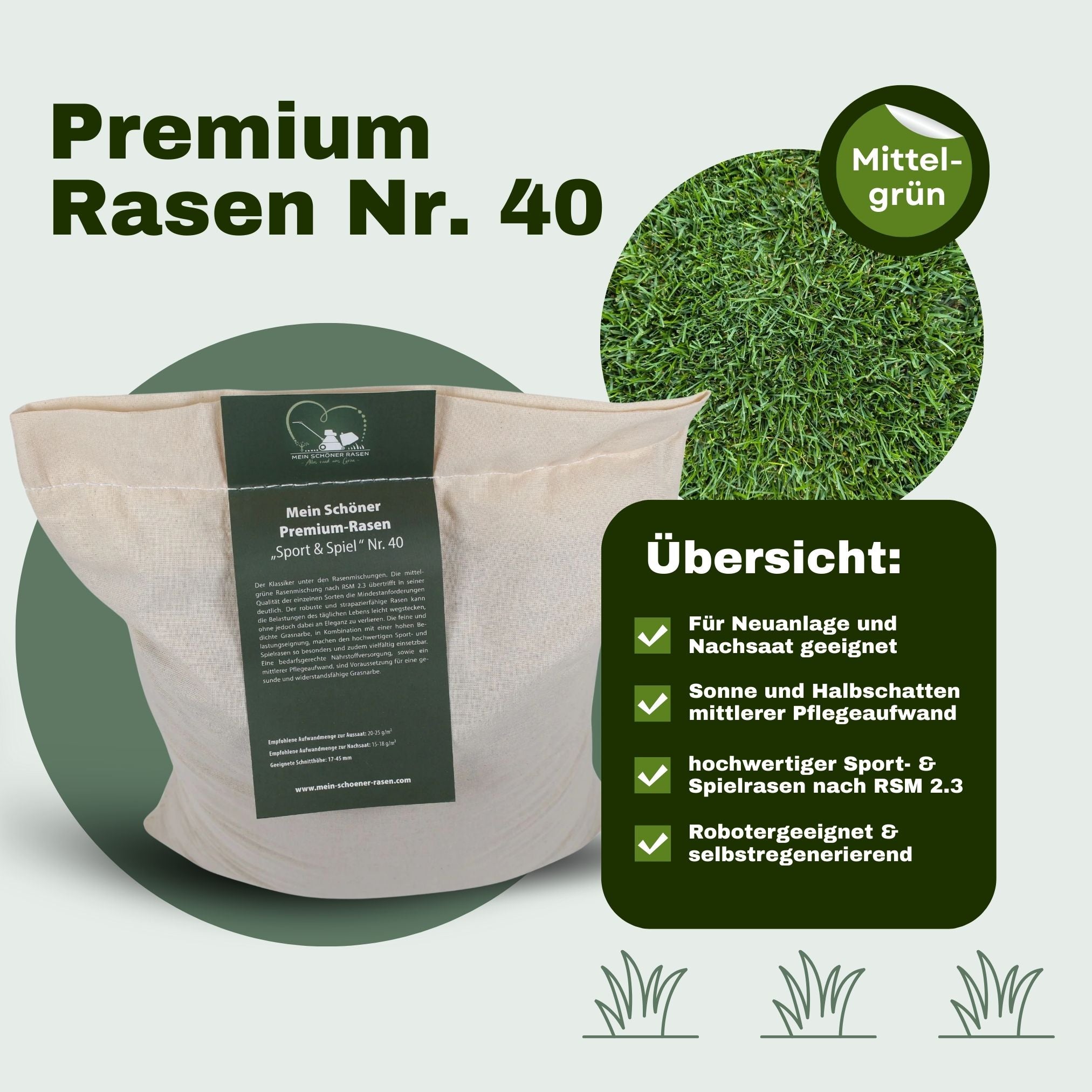 Mein Schöner Premium-Rasen „Sport &amp; Spiel“ Nr. 40